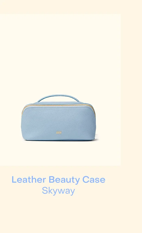 Leather Beauty Case Skyway