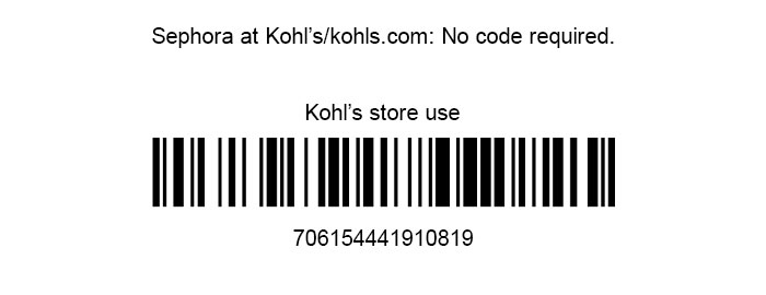 Kohl's PME Barcode