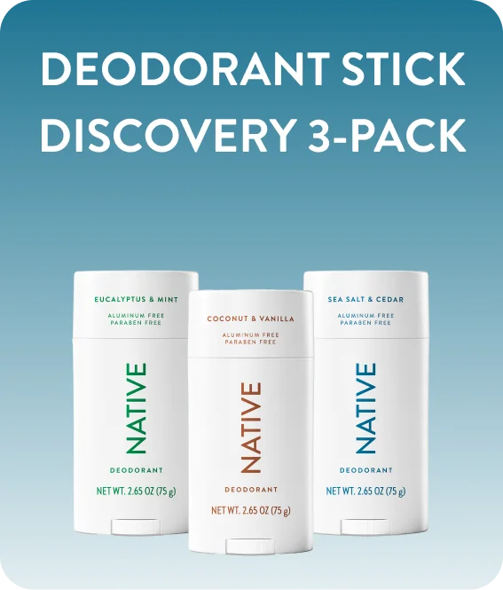 Deodorant stick discovery 3 pack
