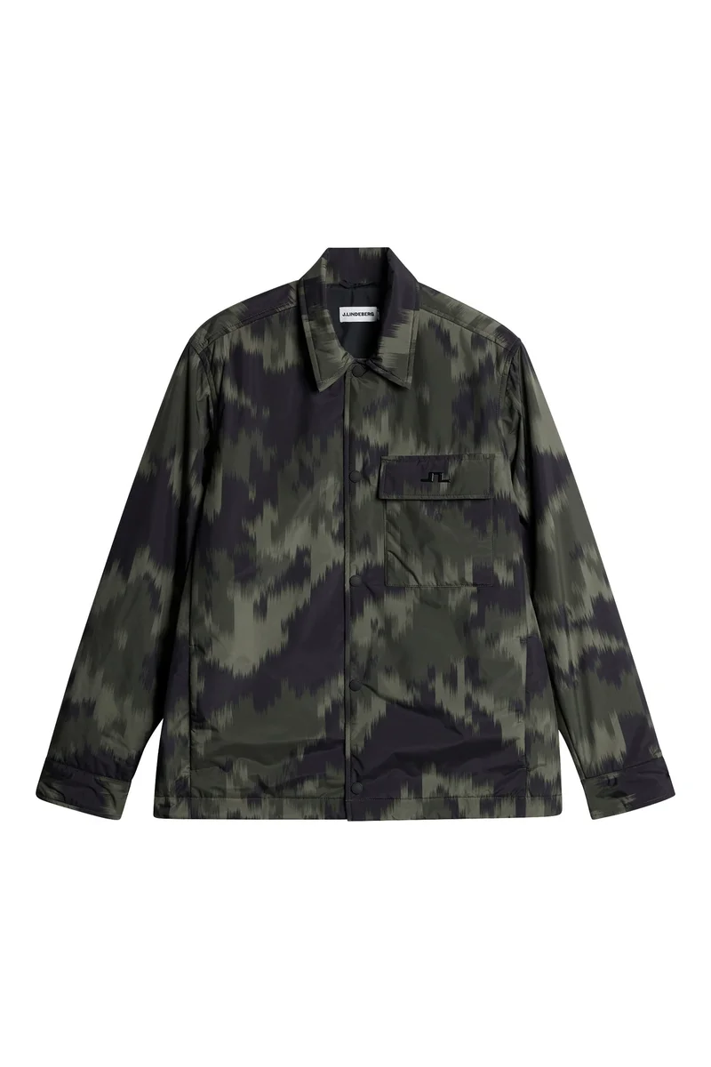 Image of Nile Print Padded Overshirt