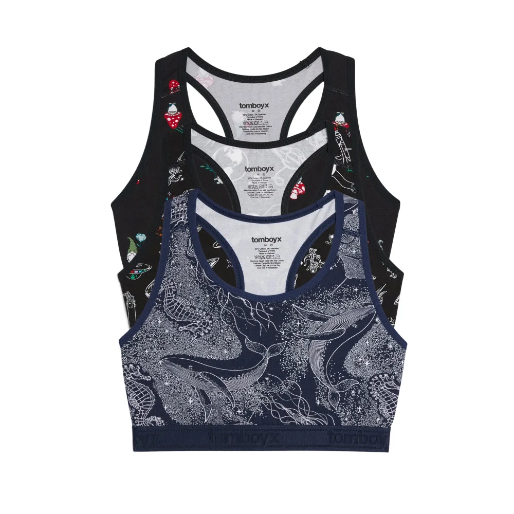 Image of Racerback Soft Bra 3-Pack - Night Bundle