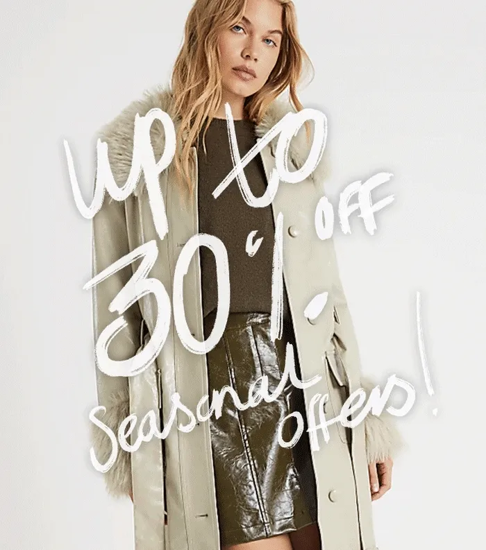 up to 30% OFF Seasonal offer!