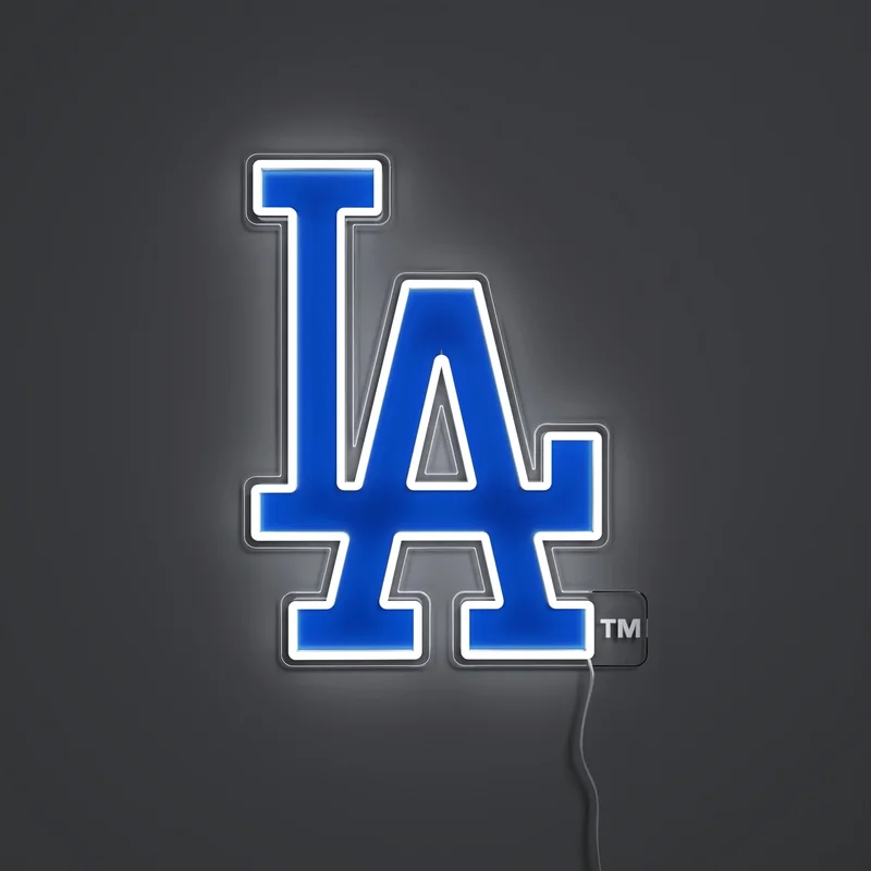Image of Los Angeles Dodgers Logo, LED neon sign