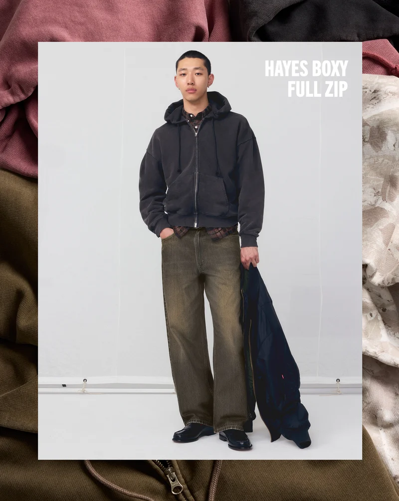 HAYES BOXY FULL ZIP