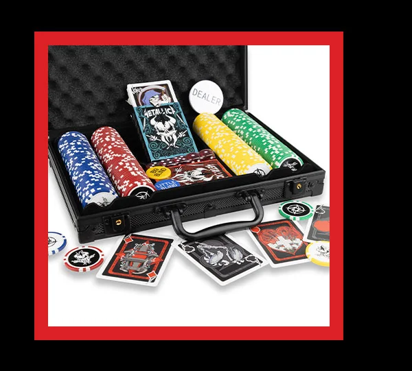 Metallica Poker Set