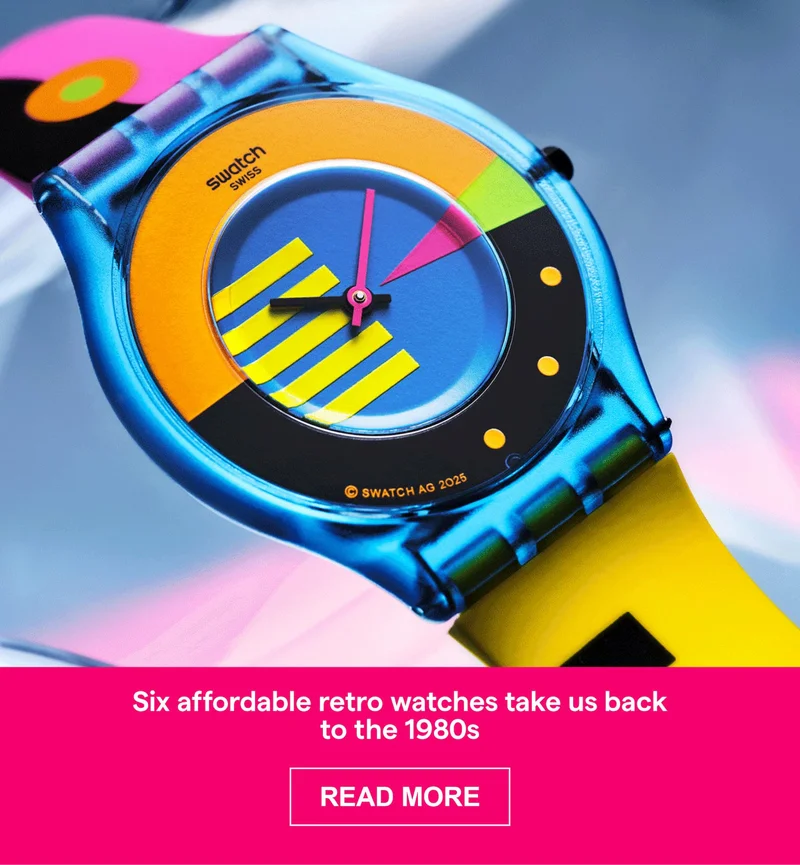 Six affordable retro watches take us back to the 1980s