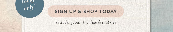 Sign up for AnthroPerks Early Access! 30% off