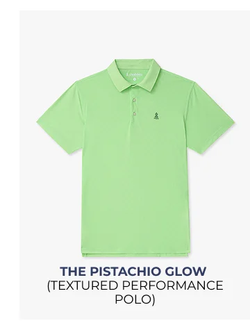 Textured Performance Polo: The Pistachio Glow