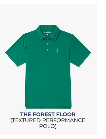 Textured Performance Polo: The Forest Floor