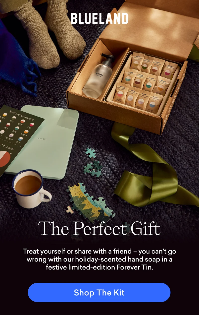 The Perfect Gift - Holiday-scented hand soap in a festive limited-edition Forever Tin