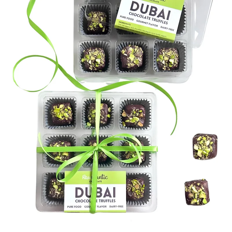 Image of Dubai Chocolate - Pistachio Chocolate Truffles - Gift Set