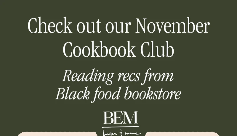 CHECK OUT OUR NOVEMBER COOKBOOK CLUB