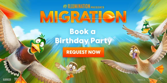 ILLUMINATION PRESENTS MIGRATION - Book a Birthday Party | REQUEST NOW