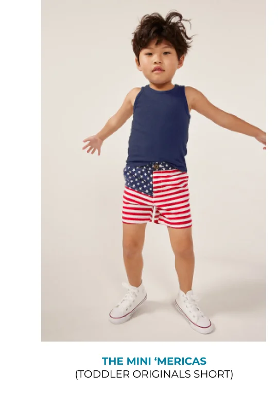 Toddler Originals Short: The Mini 'Mericas