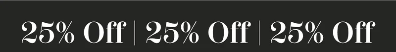 25% Off
