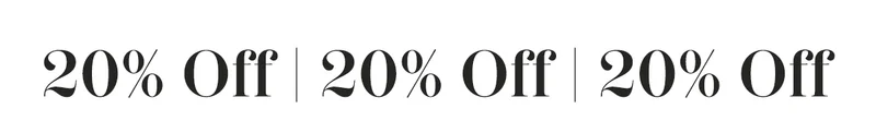 20% Off