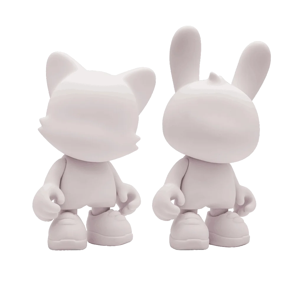 Image of WHITE BLANKY BY JANKY & GUGGIMON