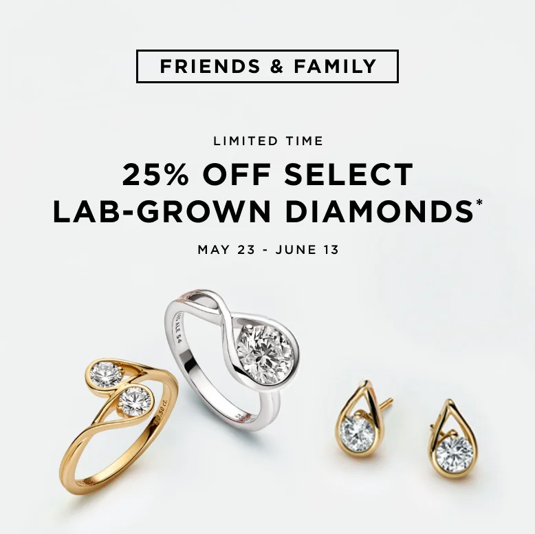 25% off select Lab-Grown Diamonds