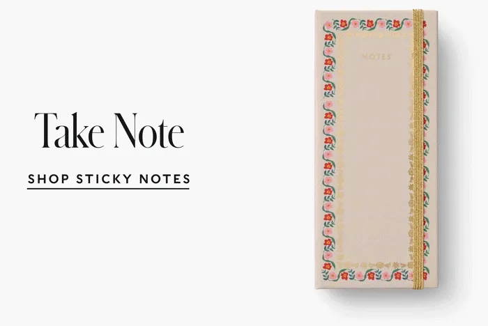 Take Note: Shop Sticky Notes