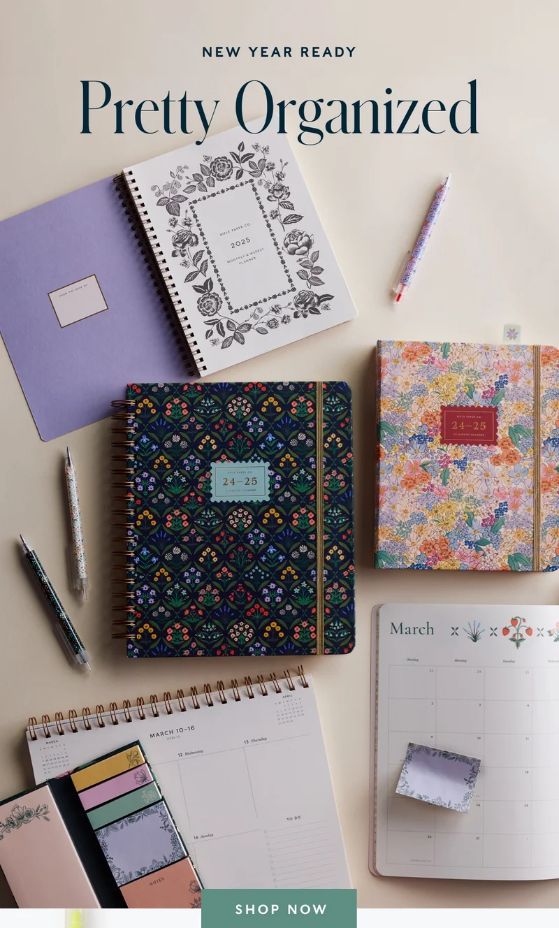 New Year Ready: Pretty Organized