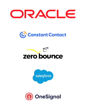 Litmus Live's sponsors - Oracle, Constant Contact, ZeroBounce, Salesforce, and OneSignal