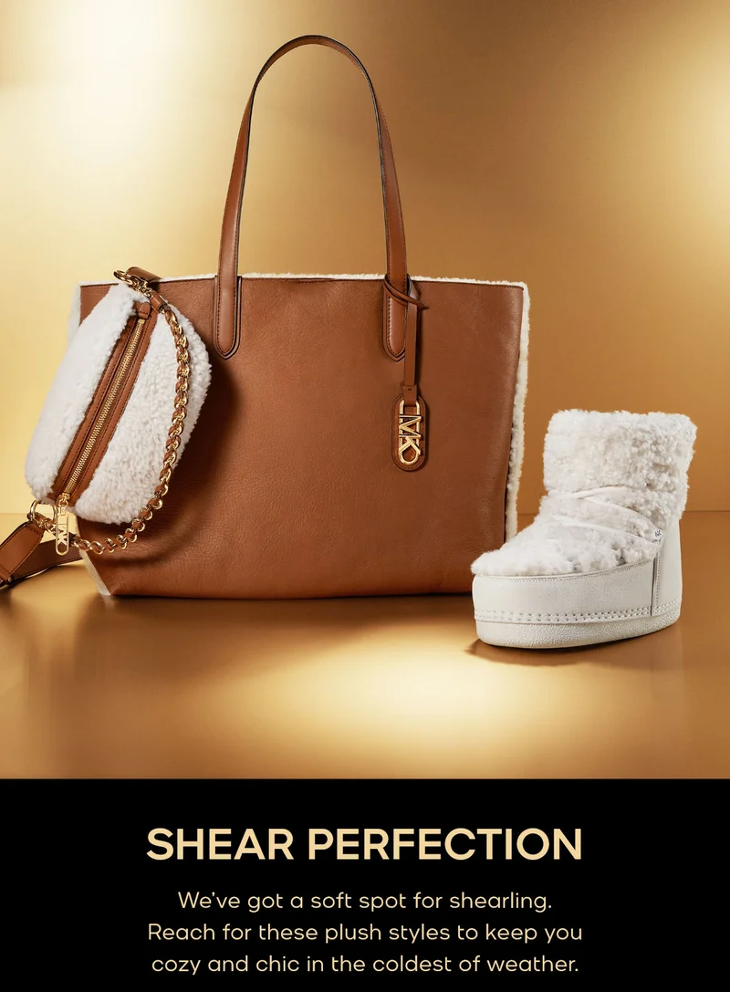 SHEAR PERFECTION We’ve got a soft spot for shearling. Reach for these plush styles to keep you cozy and chic in the coldest of weather.