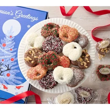 SH 12/11 Landies Candies 22pc Stuffed Pretzels in Holiday Box