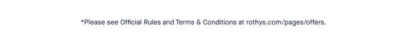 *Please see Official Rules and Terms & Conditions at rothys.com/pages/offers.