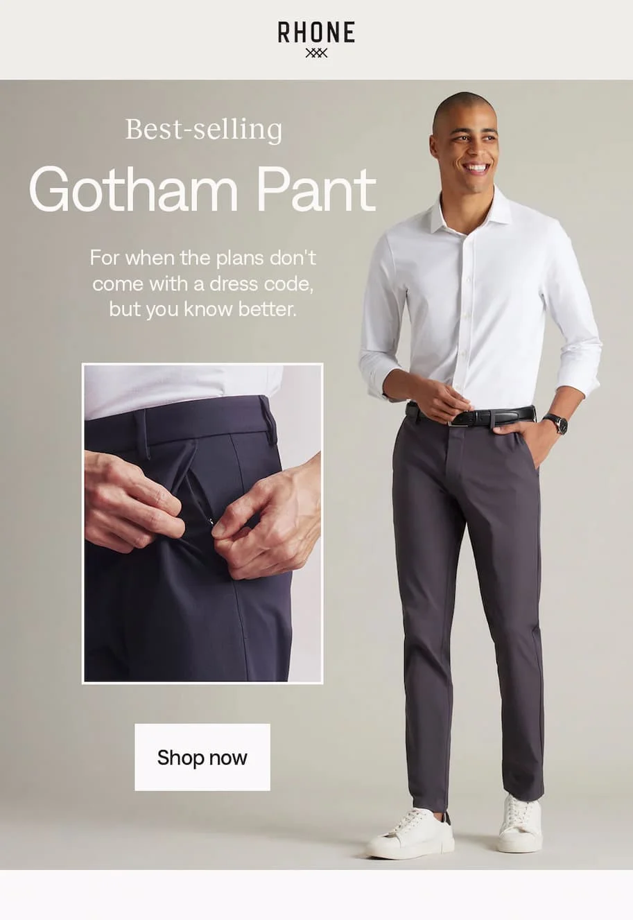 RHONE: Gotham Pant. Shop now