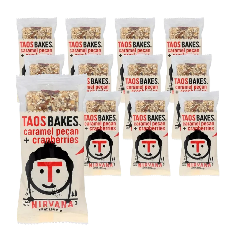Image of Taos Bakes Caramel Pecan Cranberries Bar (12 CT)