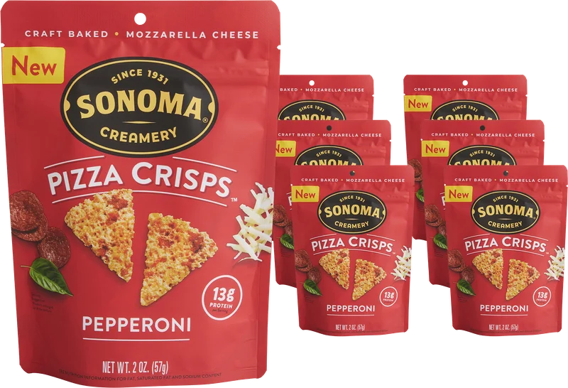 Image of Sonoma Creamery Pepperoni Pizza Crisps (6 Pack)