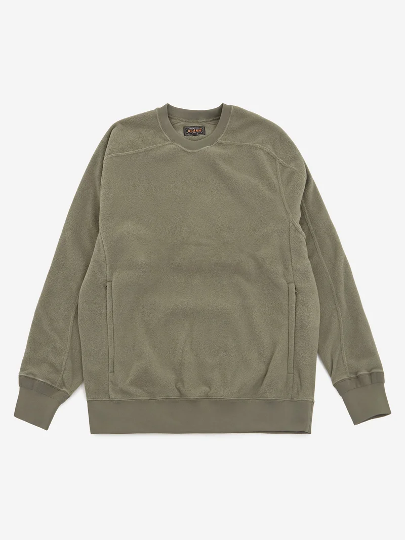 Image of Beams Plus MIL Crew Fleece - Olive