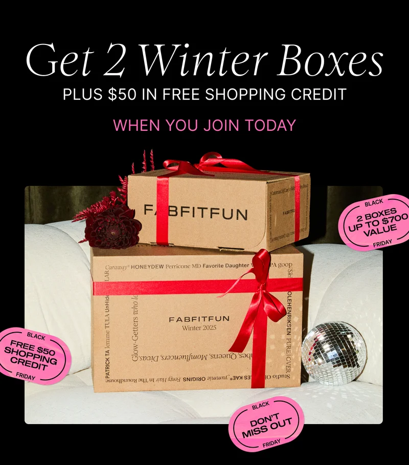 Get 2 Winter Box PLUS $50 IN FREE SHOPPING CREDIT WHEN YOU REJOIN TODAY