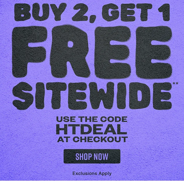 Hours Left Buy 2 Get 1 Free Sitewide. Use The Code discount code at Checkout