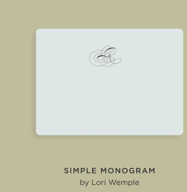 Simple Monogram