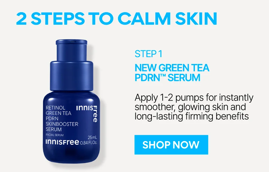 2 STEPS TO CALM SKIN