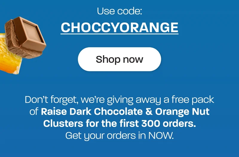 Use code: CHOCCYORANGE