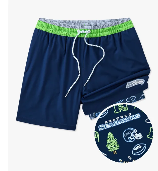 NFL Lined Classic Swim Trunk: The Seahawks
