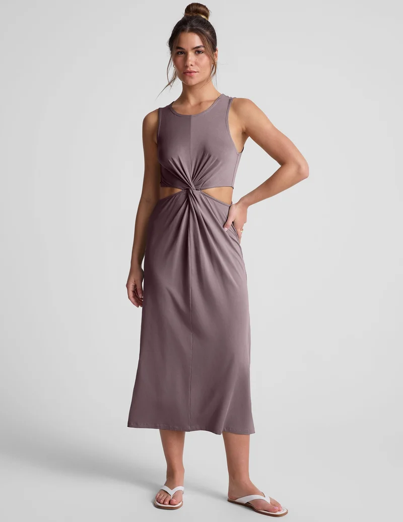 Image of Around The World Front Twist Dress