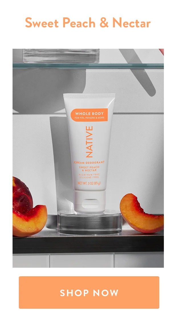 Sweet Peach & Nectar | SHOP NOW