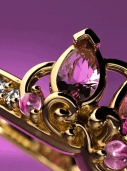 Disney Princess Rapunzel Tiara Ring