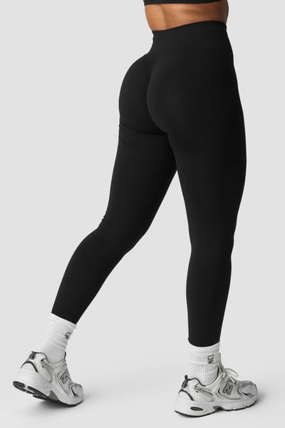 Image of Smooth Seamless Tights Black
