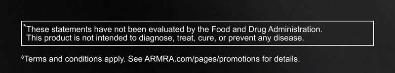 FDA disclaimer stating the product is not intended to diagnose, treat, cure, or prevent disease.