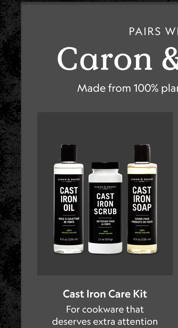 Cast Iron Care Kit