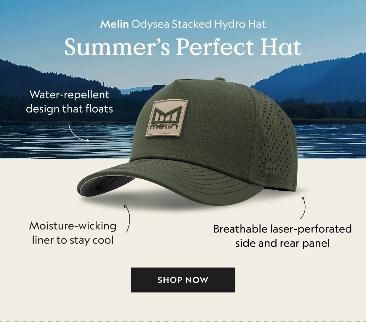 Odysea Stacked Hydro Hat
