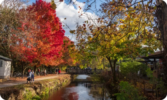 Delaware Canal Trail in Lambertville, NJ