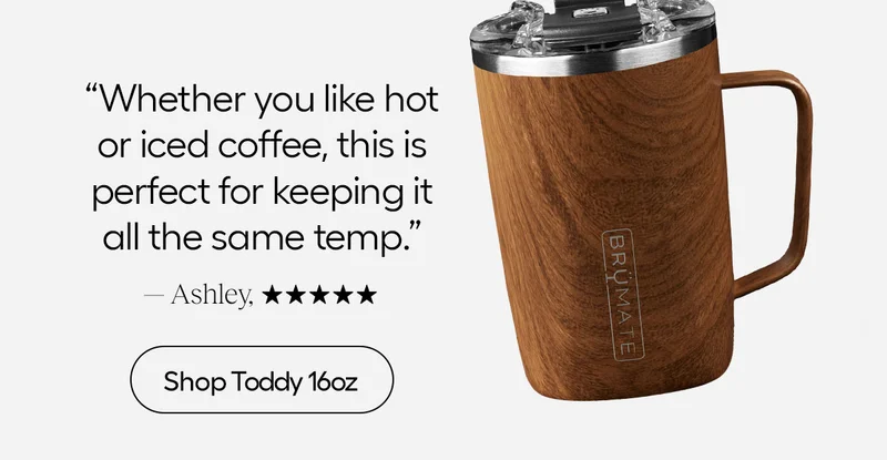 "Whether you like hot or iced coffee, this is perfect for keeping it all the same temp." - Ashley - Shop toddy 16oz