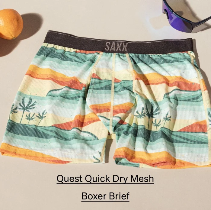 Quest Quick Dry Mesh Boxer Brief