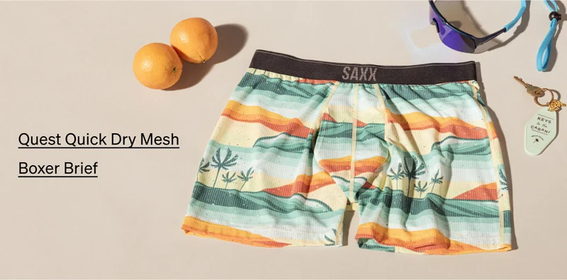 Quest Quick Dry Mesh Boxer Brief