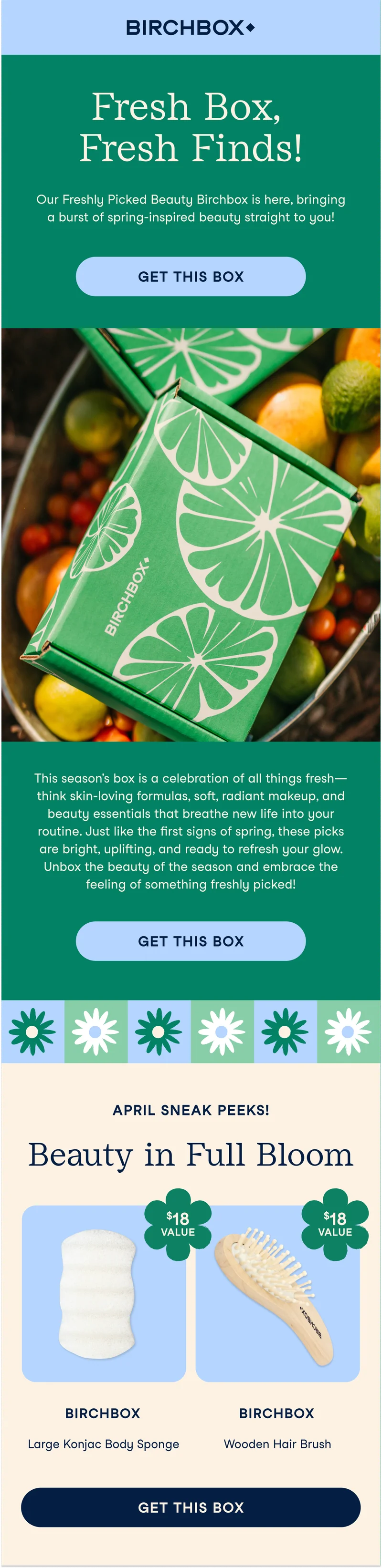 The April Box is here! Fresh box, fresh new beauty. Get your NEW box today! The April Box is here! Fresh box, fresh new beauty. Get your NEW box today!